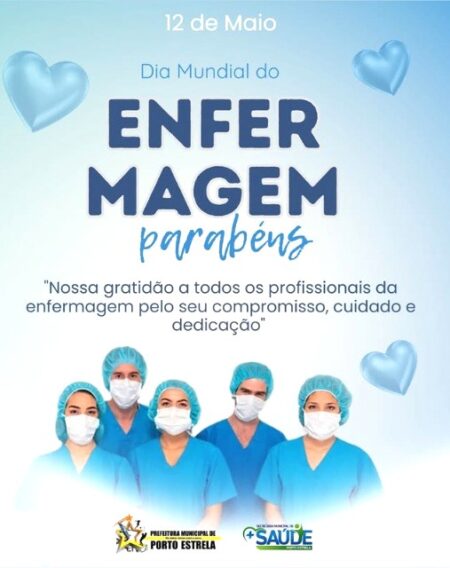 Dia do Enfermeiro: homenagem aos heróis da Saúde de Porto Estrela (MT)