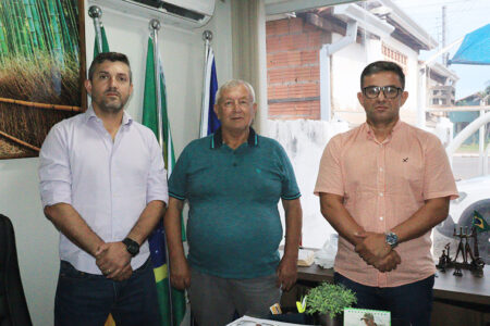Gefron fecha parceria com a prefeitura de Porto Estrela para funcionamento das câmeras de monitoramento no município