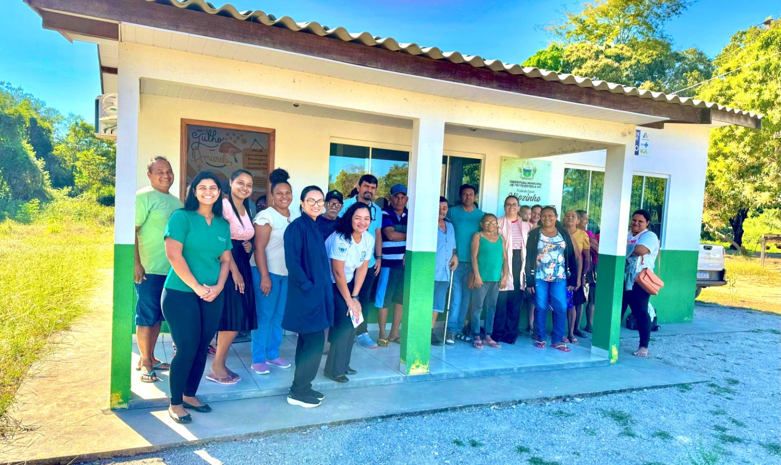 Equipe de Saúde leva atendimentos à comunidade rural do Vãozinho, em Porto Estrela