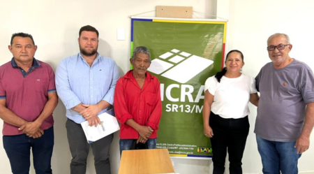 Prefeitura de Porto Estrela acompanha andamento da titularização do assentamento Voltinha