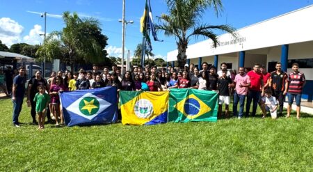 Pela primeira vez na história, Porto Estrela participa dos Jogos Escolares Estudantis de MT