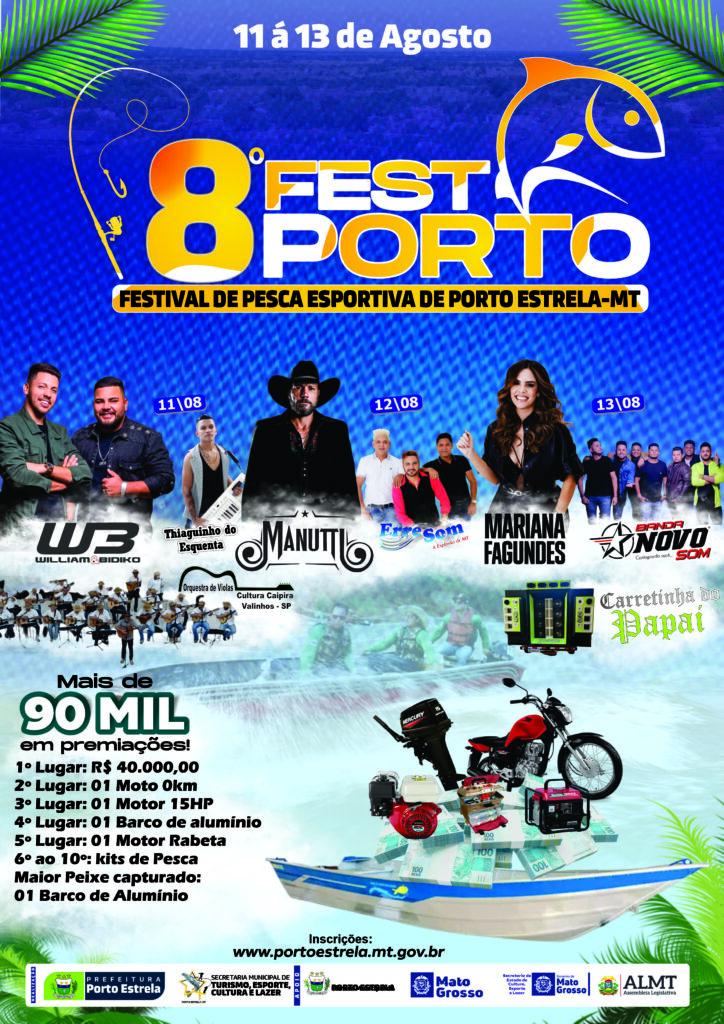 Abertas as inscrições para a Pesca Embarcada do 8º FestPorto 2023