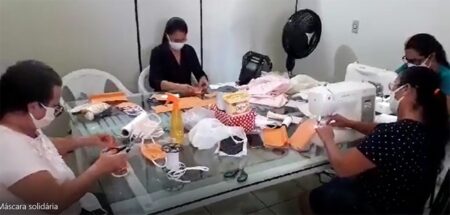 Confecção de mascaras